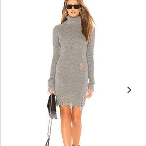 Lovers + Friends Keeney Distressed Sweater Dress